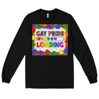 Black Gay Pride Loading LGBTQ Tumbler Long Sleeve Tee - BundleAndBundleShop