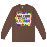 Chestnut Gay Pride Loading LGBTQ Tumbler Long Sleeve Tee - BundleAndBundleShop