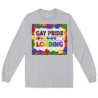 Moon Dust Gay Pride Loading LGBTQ Tumbler Long Sleeve Tee - BundleAndBundleShop