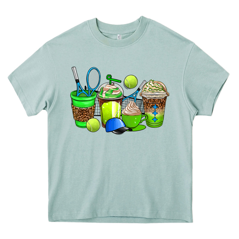Tennis Coffee Cups Heavy Core Tee by AdoDesignShop | Teevron