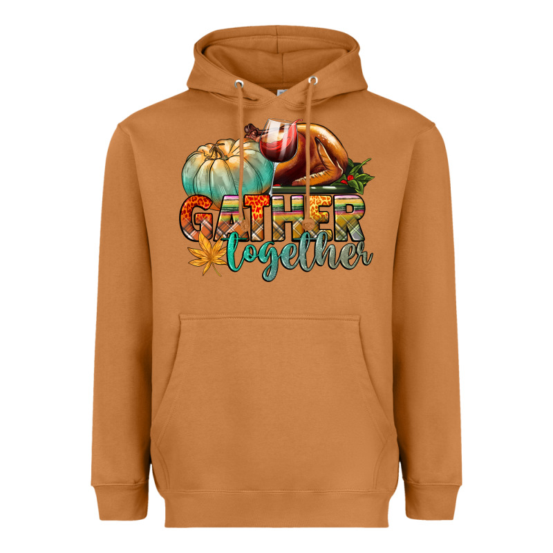 Gather Together Heavyweight Hoodie by CowGirlArtShop | Teevron