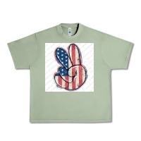 Oil Green small business filigran Urban Heavy Tee - MaliasSmallBusiness