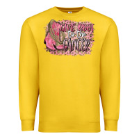 Lemon give boot to the cancer Premium Sweatshirt - CowGirlArtShop