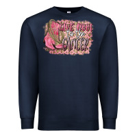 Navy give boot to the cancer Premium Sweatshirt - CowGirlArtShop