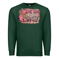 Sports Green give boot to the cancer Premium Sweatshirt - CowGirlArtShop