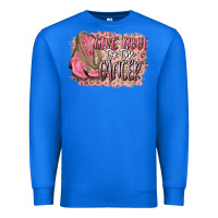 True Royal give boot to the cancer Premium Sweatshirt - CowGirlArtShop