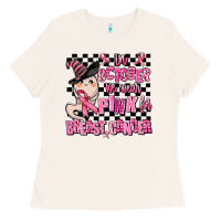 Bone in october we wear pink for breast cancer Ladies Tee - AdoDesignShop