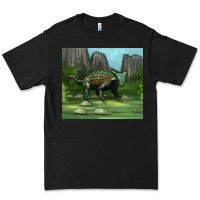 Black ankylosaurus tumbler Premium Tee - Artiststas