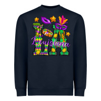 Navy Louisiana Heavyweight Sweatshirt - BundleAndBundleShop