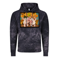 Cloud Black fall pigs Vintage Hoodie - Jasminsmagicworld