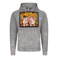 Cloud Rock fall pigs Vintage Hoodie - Jasminsmagicworld