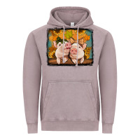 Vintage Zinc fall pigs Vintage Hoodie - Jasminsmagicworld