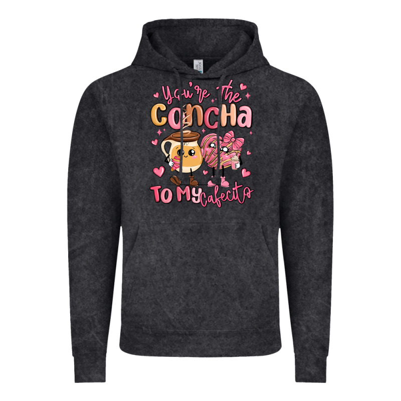 Youre The Concha To My Cafecito Mexican Pan Dulce Vintage Hoodie by MaliasSmallBusiness | Teevron
