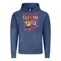 Vintage Denim youre the concha to my cafecito mexican pan dulce Vintage Hoodie - MaliasSmallBusiness