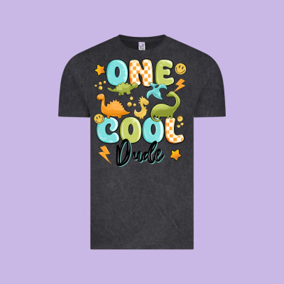One Cool Dude Vintage Tee Designed By Maliassmallbusiness