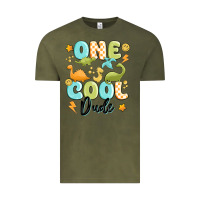 Vintage Olive one cool dude Vintage Tee - MaliasSmallBusiness