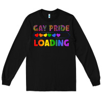 Black Western Gay Pride Loading LGBTQ+ Long Sleeve Tee - BundleAndBundleShop