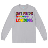 Moon Dust Western Gay Pride Loading LGBTQ+ Long Sleeve Tee - BundleAndBundleShop