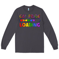 Smoke Western Gay Pride Loading LGBTQ+ Long Sleeve Tee - BundleAndBundleShop