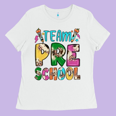 Team Preschool Ladies Tee Designed By Jahusdesignshop