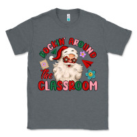 Charcoal Heather rockin around the classroom Classic Tee - MaliasSmallBusiness