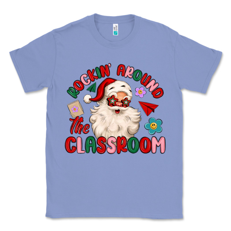 Rockin Around The Classroom Classic Tee by MaliasSmallBusiness | Teevron