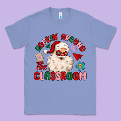 Rockin Around The Classroom Classic Tee Designed By Maliassmallbusiness