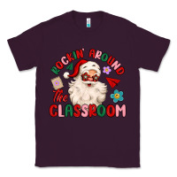Plum rockin around the classroom Classic Tee - MaliasSmallBusiness