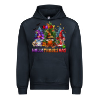 Navy happy hallothanksmas Urban Hoodie - FaDigitalArtStudio