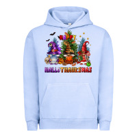 Pigment Grape Ice happy hallothanksmas Urban Hoodie - FaDigitalArtStudio