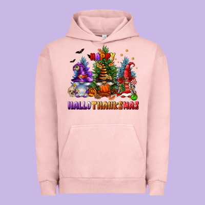 Happy Hallothanksmas Urban Hoodie Designed By Fadigitalartstudio