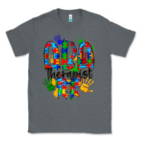 Charcoal Heather aba therapist Classic Tee - CowhideDigitalArt