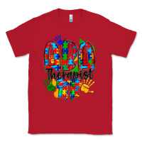 Red aba therapist Classic Tee - CowhideDigitalArt