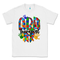White aba therapist Classic Tee - CowhideDigitalArt