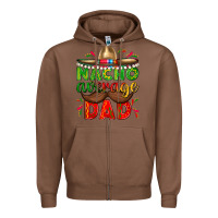 Chestnut Nacho Average Dad with Mustache Zipper Hoodie - texasbilliewilder