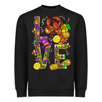 Black Love Crawfish Mardi Gras Heavyweight Sweatshirt - BundleAndBundleShop
