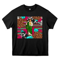 Black san judas leopard cowhide tumbler Heavy Core Tee - JahusDesignShop