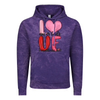 Cloud Purple love never fails valentine s day Vintage Hoodie - MaliasSmallBusiness