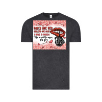 Vintage Black roses are red violets are blue i have 5  fingers t Vintage Tee - MaliasSmallBusiness
