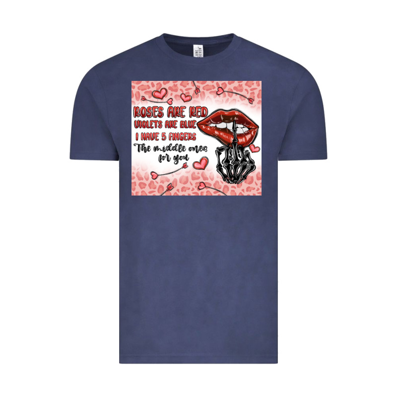 Roses Are Red Violets Are Blue I Have 5  Fingers T Vintage Tee by MaliasSmallBusiness | Teevron