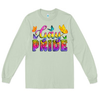 Matcha Gay Pride With Butterfly Long Sleeve Tee - BundleAndBundleShop