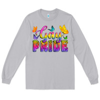 Moon Dust Gay Pride With Butterfly Long Sleeve Tee - BundleAndBundleShop