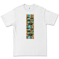 White dinosaur ankylosaurus pen wrap Premium Tee - Artiststas