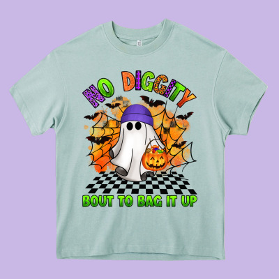 No Diggity Bout To Bag It Up Heavy Core Tee Designed By Artiststas