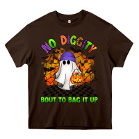 Chocolate Brown no diggity bout to bag it up Heavy Core Tee - Artiststas