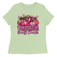 Matcha tackle breast cancer with pumpkin Ladies Tee - AdoDesignShop