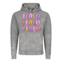 Cloud Rock teach teach varsity Vintage Hoodie - MaliasSmallBusiness