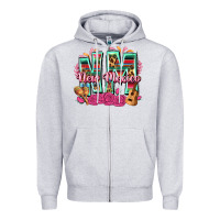 Heather Grey New Mexico Zipper Hoodie - texasbilliewilder