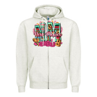 Oatmeal Heather New Mexico Zipper Hoodie - texasbilliewilder