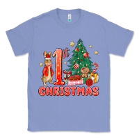Colony Blue red christmas bunny 1st christmas Classic Tee - MaliasSmallBusiness